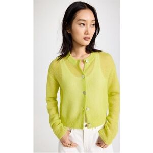 Vince brushed mohair cardigan